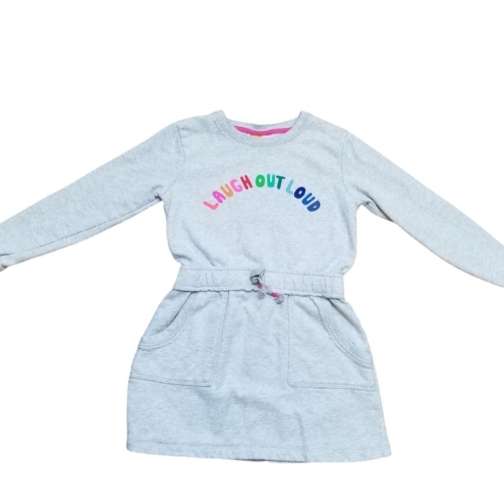 Boden Fun Sweatshirt Dress 7-8y